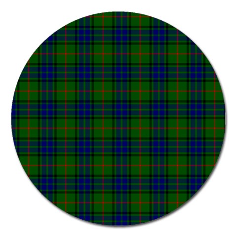 Lauder Tartan Magnet 5  (Round) from ArtsNow.com Front