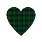 Lauder Tartan Magnet (Heart)