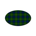 Lauder Tartan Sticker Oval (10 pack)