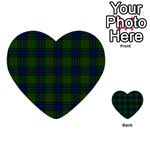 Lauder Tartan Multi-purpose Cards (Heart)