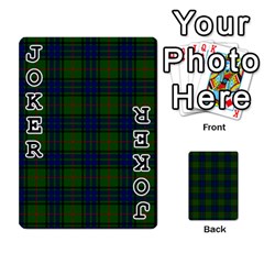 Lauder Tartan Playing Cards 54 Designs from ArtsNow.com Front - Joker1