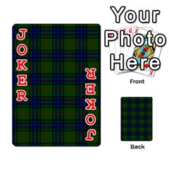 Lauder Tartan Playing Cards 54 Designs from ArtsNow.com Front - Joker2