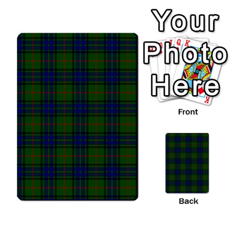 Lauder Tartan Playing Cards 54 Designs from ArtsNow.com Back
