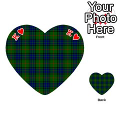King Lauder Tartan Playing Cards 54 (Heart) from ArtsNow.com Front - HeartK