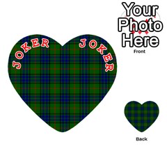 Lauder Tartan Playing Cards 54 (Heart) from ArtsNow.com Front - Joker2
