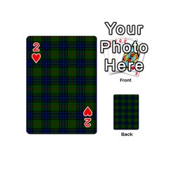 Lauder Tartan Playing Cards 54 (Mini) from ArtsNow.com Front - Heart2