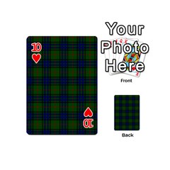 Lauder Tartan Playing Cards 54 (Mini) from ArtsNow.com Front - Heart10