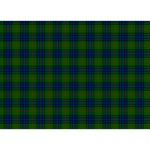Lauder Tartan Birthday Cake 3D Greeting Card (7x5)