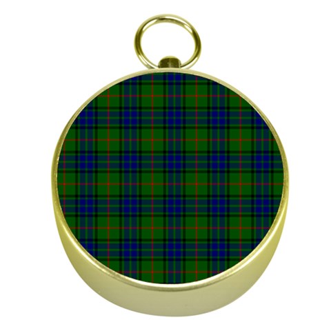 Lauder Tartan Gold Compass from ArtsNow.com Front