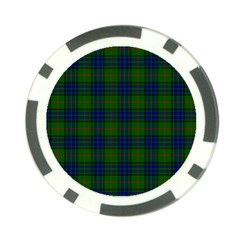 Lauder Tartan Poker Chip Card Guard from ArtsNow.com Front