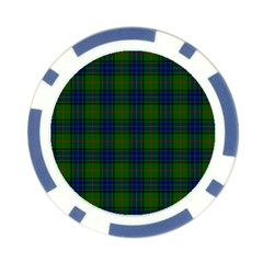 Lauder Tartan Poker Chip Card Guard from ArtsNow.com Front