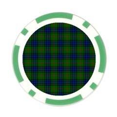 Lauder Tartan Poker Chip Card Guard from ArtsNow.com Back