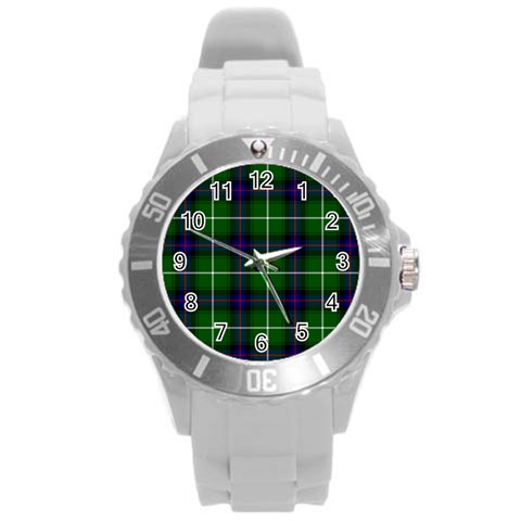 MacDonald of the Isles Tartan Round Plastic Sport Watch (L) from ArtsNow.com Front