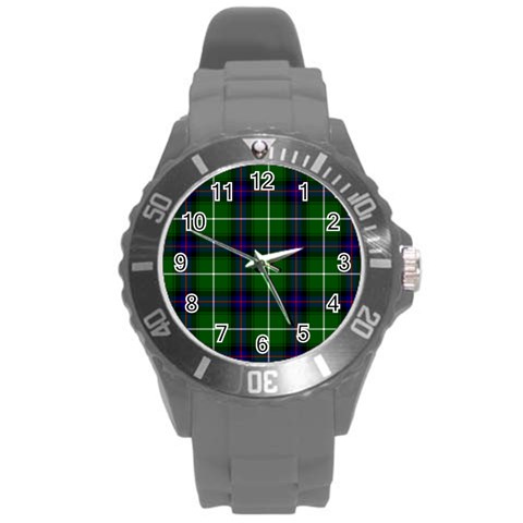 MacDonald of the Isles Tartan Round Plastic Sport Watch (L) from ArtsNow.com Front