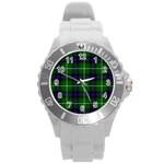 MacDonald of the Isles Tartan Round Plastic Sport Watch (L)