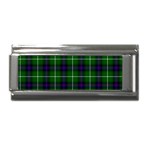 MacDonald of the Isles Tartan Superlink Italian Charm (9mm)