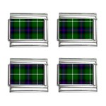 MacDonald of the Isles Tartan 9mm Italian Charm (4 pack)