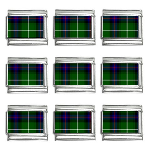 MacDonald of the Isles Tartan 9mm Italian Charm (9 pack) from ArtsNow.com Front