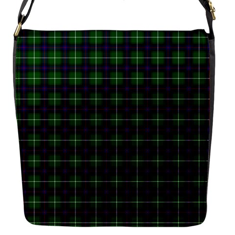 MacDonald of the Isles Tartan Flap Closure Messenger Bag (S) from ArtsNow.com Front