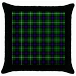 MacDonald of the Isles Tartan Throw Pillow Case (Black)