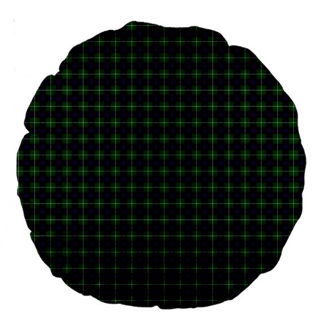MacDonald of the Isles Tartan Large 18  Premium Round Cushion from ArtsNow.com Back