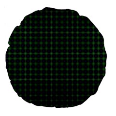 MacDonald of the Isles Tartan Large 18  Premium Flano Round Cushion from ArtsNow.com Back