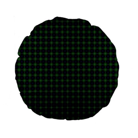 MacDonald of the Isles Tartan Standard 15  Premium Flano Round Cushion from ArtsNow.com Front