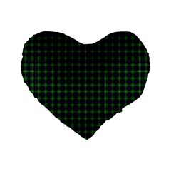 MacDonald of the Isles Tartan Standard 16  Premium Flano Heart Shape Cushion from ArtsNow.com Front