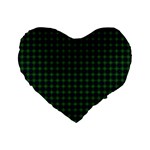 MacDonald of the Isles Tartan Standard 16  Premium Flano Heart Shape Cushion