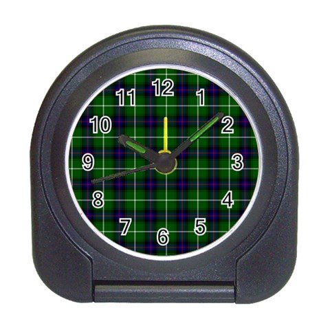 MacDonald of the Isles Tartan Desk Alarm Clock from ArtsNow.com Front