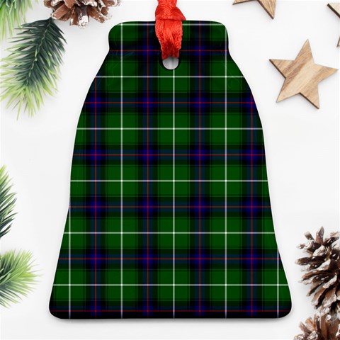 MacDonald of the Isles Tartan Ornament (Bell) from ArtsNow.com Front