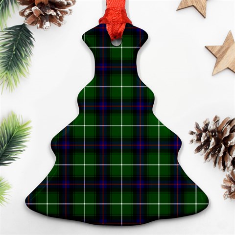 MacDonald of the Isles Tartan Christmas Tree Ornament (Two Sides) from ArtsNow.com Front