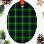 MacDonald of the Isles Tartan Ornament (Oval)