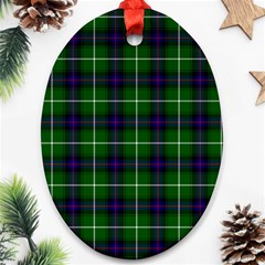 MacDonald of the Isles Tartan Oval Ornament (Two Sides) from ArtsNow.com Back
