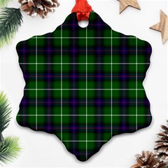 MacDonald of the Isles Tartan Snowflake Ornament (Two Sides) from ArtsNow.com Back