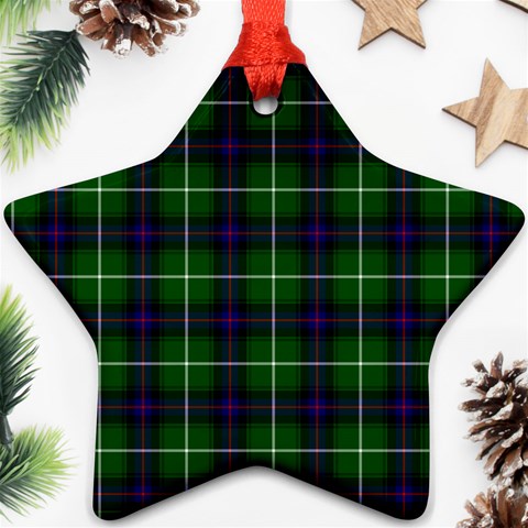MacDonald of the Isles Tartan Star Ornament (Two Sides) from ArtsNow.com Back