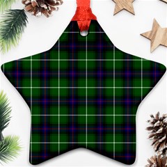 MacDonald of the Isles Tartan Star Ornament (Two Sides) from ArtsNow.com Back