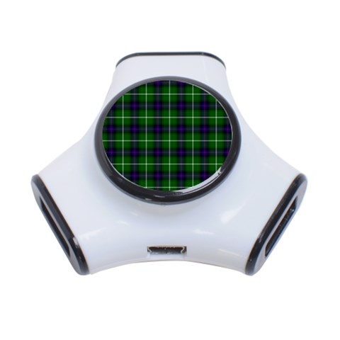MacDonald of the Isles Tartan Portable USB Hub (One Side) from ArtsNow.com Front