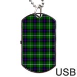 MacDonald of the Isles Tartan Dog Tag USB Flash (One Side)