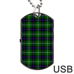 MacDonald of the Isles Tartan Dog Tag USB Flash (Two Sides) from ArtsNow.com Back