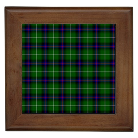 MacDonald of the Isles Tartan Framed Tile from ArtsNow.com Front