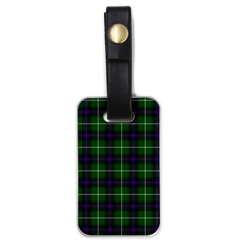 MacDonald of the Isles Tartan Luggage Tag (One Side) from ArtsNow.com Front