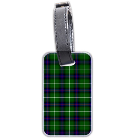 MacDonald of the Isles Tartan Luggage Tag (Two Sides) from ArtsNow.com Front
