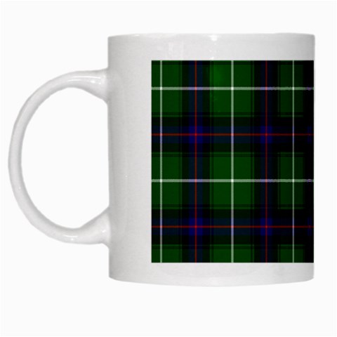 MacDonald of the Isles Tartan White Mug from ArtsNow.com Left