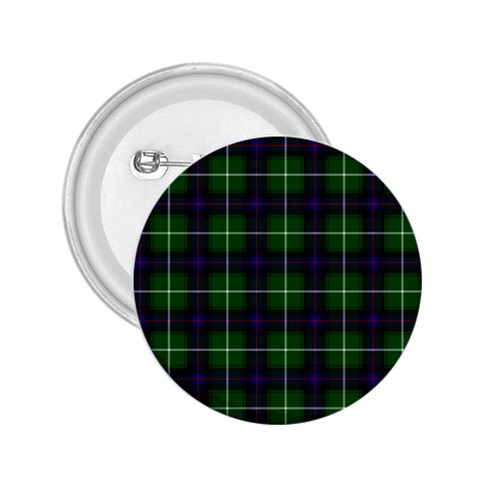 MacDonald of the Isles Tartan 2.25  Button from ArtsNow.com Front