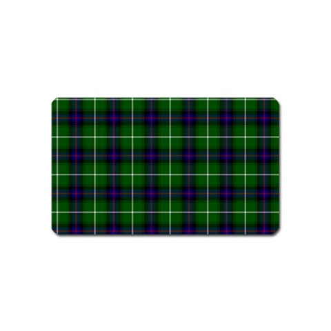 MacDonald of the Isles Tartan Magnet (Name Card) from ArtsNow.com Front
