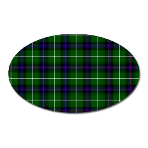MacDonald of the Isles Tartan Magnet (Oval) from ArtsNow.com Front