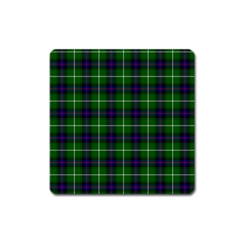 MacDonald of the Isles Tartan Magnet (Square) from ArtsNow.com Front