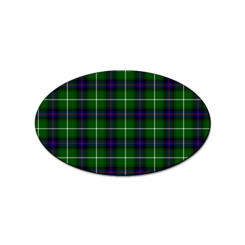 MacDonald of the Isles Tartan Sticker (Oval) from ArtsNow.com Front
