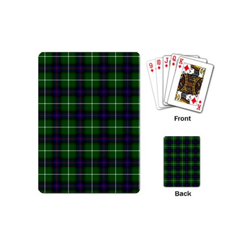 MacDonald of the Isles Tartan Playing Cards (Mini) from ArtsNow.com Back